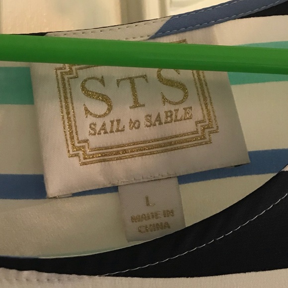 NWOT sail to sable silk romper - large - Picture 2 of 3